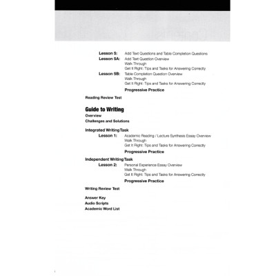 Collins Skills For The TOEFL iBT Test - Reading And Writing (Kèm CD)