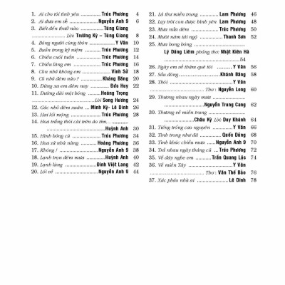 Tuyển Tập Những Ca Khúc Trữ Tình - Thương Nhau Ngày Mưa