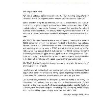 Abc Toeic RC (For The Revised Test Format 2019 In Viet Nam)