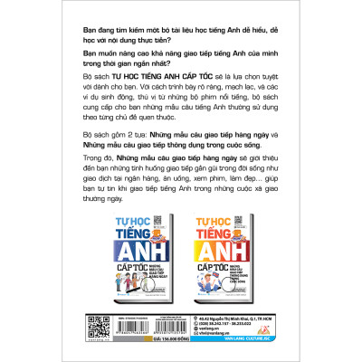 Tự Học Tiếng Anh Cấp Tốc - Những Mẫu Câu Giao Tiếp Hàng Ngày - Tái Bản