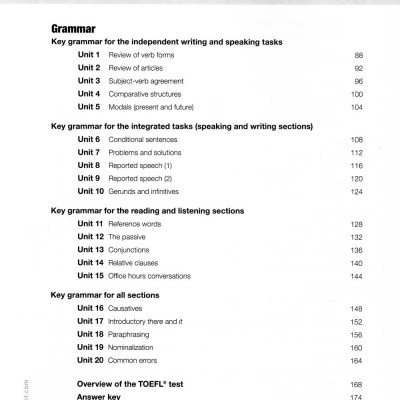 Collins Vocabulary And Grammar For The TOEFL Test (Kèm CD)