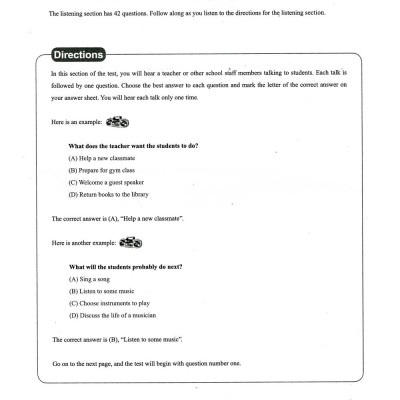 TOEFL Junior - 10 Practice Tests (Kèm CD)