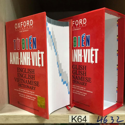 Từ điển Oxford Anh Anh Việt ( bìa đỏ hộp )( tái bản mới nhất  2020 kt)
