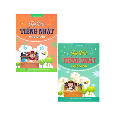 Combo Tập Viết Tiếng Nhật Katakana + Hiragana (Bộ 2 Cuốn) (HA)