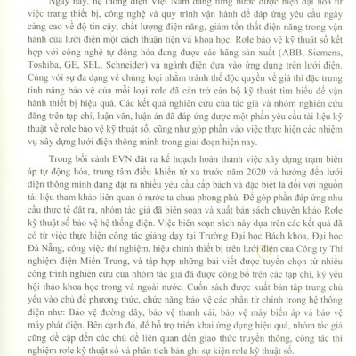 Rơle Kỹ Thuật Số Bảo Vệ Hệ Thống Điện - Sách chuyên khảo (Tái bản lần thứ 3 có bổ sung, chỉnh sửa)