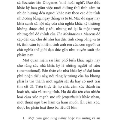 Nghĩ Như Hoàng Đế La Mã - Triết Lý Khắc Kỷ Của Marcus Aurelius