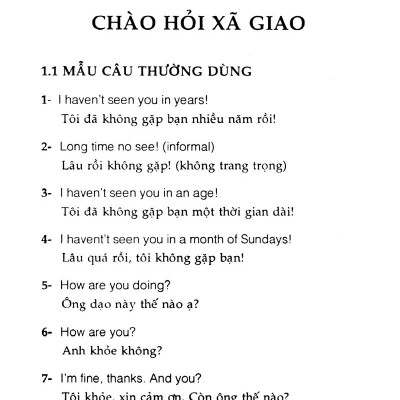 Tiếng Anh Xã Giao (Kèm CD)