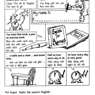 Tiếng Anh Cho Người Bắt Đầu (Giáo Trình Tự Học) - Kèm CD