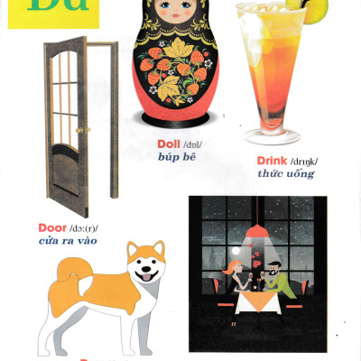 Từ Điển Tiếng Anh Bằng Hình Đầu Tiên Của Bé_HA