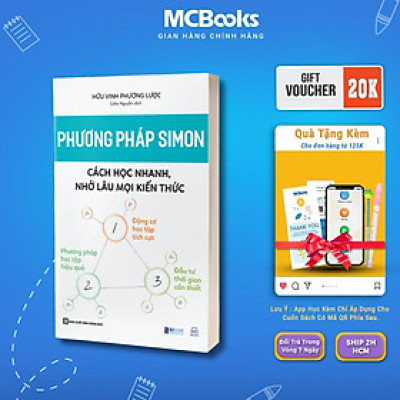 Sách - Phương Pháp Học Tập Của Simon - Cách Học Nhanh, Nhớ Lâu Mọi Kiến Thức - Sách Phát Triển Bản Thân Mỗi Ngày - MCBooks