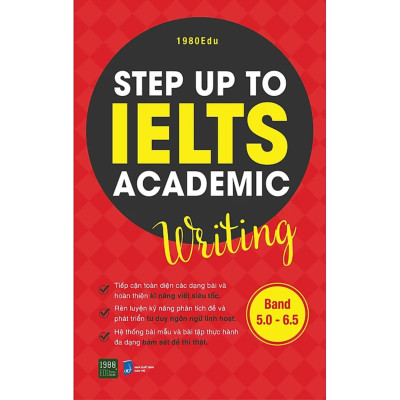 Combo 2Q Sách Luyện Thi Ielts:  Step Up To Ielts Academic Listening  +  Step Up To Ielts Academic Writing