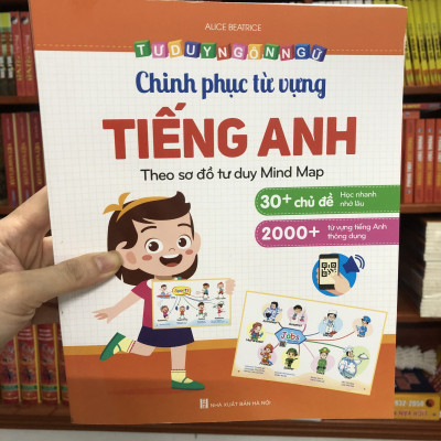 Bé Học Tiếng Anh Combo 2 Cuốn 1001 Mẫu Câu Tiếng Anh Giao Tiếp Thông Dụng Và Chinh Phục Từ Vựng Tiếng Anh Theo Sơ Đồ Tư Duy Mind Map (Kèm file nghe giọng chuẩn)