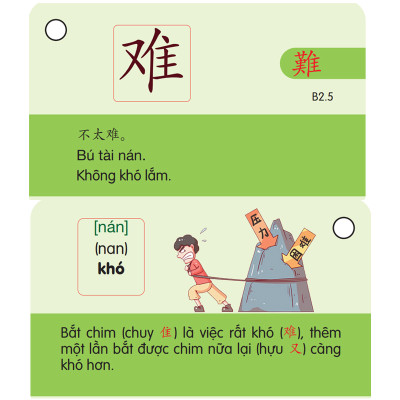 Combo Flashcard Từ Vựng Tiếng Trung Cấp 1234 - Bộ Thẻ Học Từ Vựng Tiếng Trung Cầm Tay - Phạm Dương Châu ( Phiên bản có hình ảnh,màu sắc,câu chuyện)