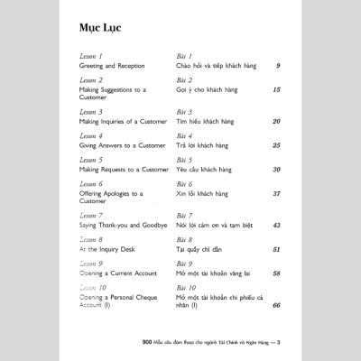 900 Mẫu Câu Đàm Thoại Trong Ngành Tài Chính Và Ngân Hàng