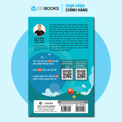 Sách - ENGLISH QUESTION 101: Lộ Trình Học Giao Tiếp Qua Q&A