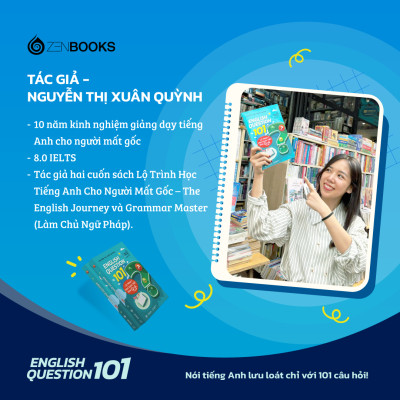 Sách - ENGLISH QUESTION 101: Lộ Trình Học Giao Tiếp Qua Q&A