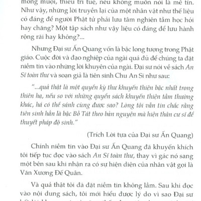 An Sĩ Toàn Thư - Khuyên Người Tin Sâu Nhân Quả - Quyển Thượng