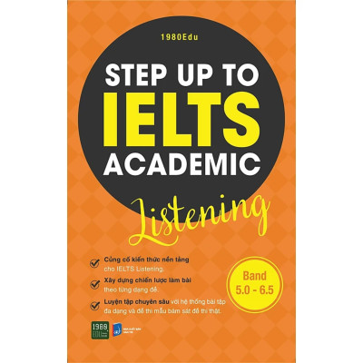 Combo 2Q Sách Luyện Thi Ielts:  Step Up To Ielts Academic Listening  +  Step Up To Ielts Academic Writing