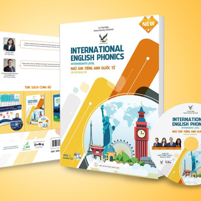 Combo Bộ sách Cẩm nang Học tiếng Anh & Ngữ âm tiếng Anh quốc tế cấp độ trung cấp (Kèm đĩa CD) 