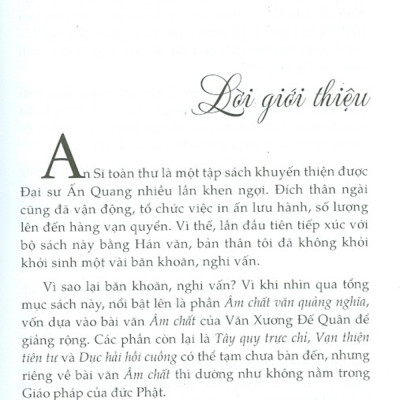 An Sĩ Toàn Thư - Khuyên Người Tin Sâu Nhân Quả - Quyển Thượng