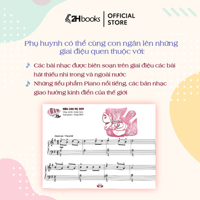 Sách- Tuyển Tập Tiểu Phẩm Piano Măng Non Phần, Combo 2 Tập 1+ 2, Tái bản 2023- 2HBooks