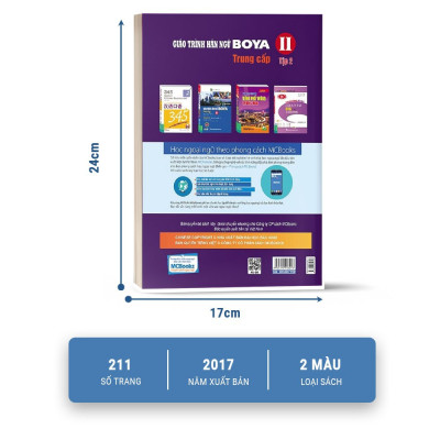 Giáo Trình Hán Ngữ Boya Trung Cấp 2 (Tập 2)(Tặng Kèm Bookmark PL)