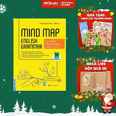 Sách - Mindmap English Grammar - Ngữ Pháp Tiếng Anh Bằng Sơ Đồ Tư Duy - MCBooks