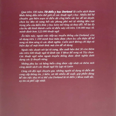 Từ Điển Y Học Dorland Anh - Việt