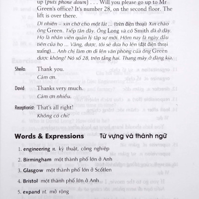 Đàm Thoại Tiếng Anh Cho Người Quản Lý