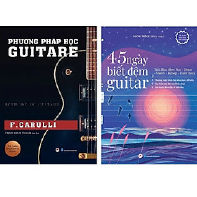 Combo Phương Pháp Học Guitare + 45 Ngày Biết Đệm Guitar (Bộ 2 Cuốn) - HH 