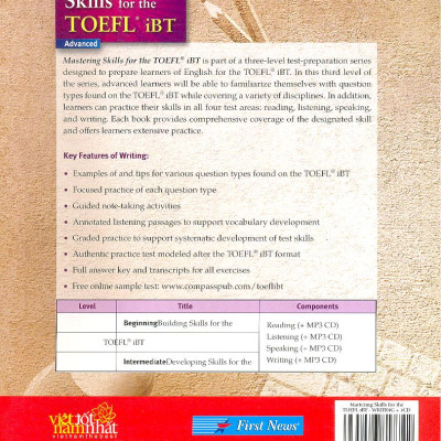 Mastering Skills For The Toefl IBT  Writing - Kèm 1 CD