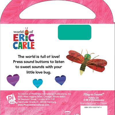 Sách ngoại văn: World Of Eric Carle - Little Love Bugs (Carry Along Handle Sound Book)