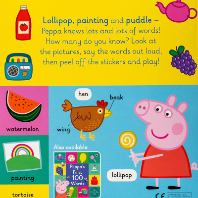 Peppa Pig: 1000 First Words Sticker Book