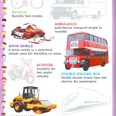 Play With Sticker - Vehicles (Chơi Cùng Hình Dán - Phương Tiện)