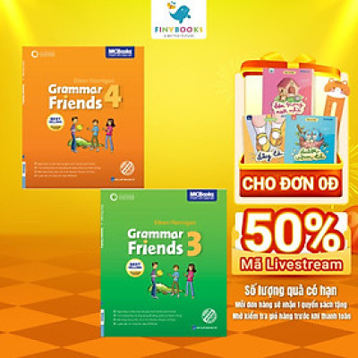 Combo Sách Grammar Friends tập 3 + tập 4