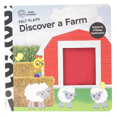 Sách ngoại văn: Felt Flaps - Baby Einstein Discover A Farm
