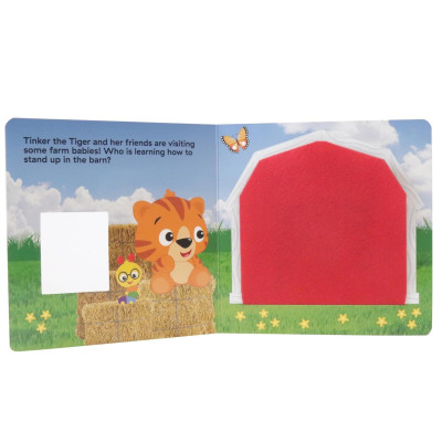 Sách ngoại văn: Felt Flaps - Baby Einstein Discover A Farm