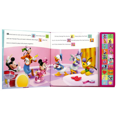 Sách ngoại văn: Disney Junior Minnie Mouse - Best Friend Band (20 Button Sound Book)