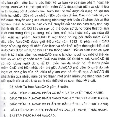 Giáo Trình Autocad - Phần Nâng Cao (Lý Thuyết - Thực Hành) - STK