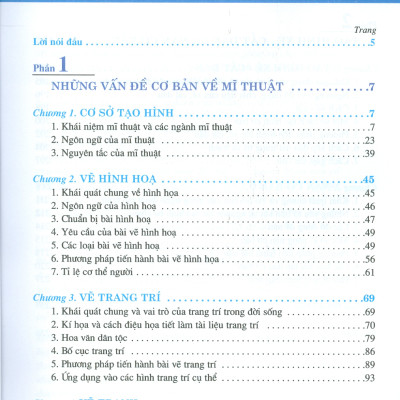 Giáo Trình Mĩ Thuật Cơ Bản (Tái bản)