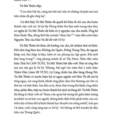 SỬ KÝ BẢN KỶ - Tư Mã Thiên