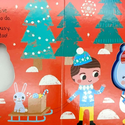 Xmas Silicon Squeaky Books - Snowman