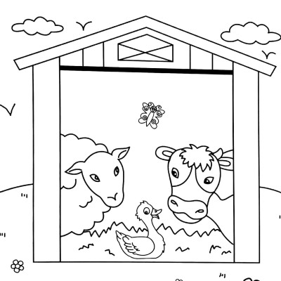 Farm Colouring Fun (Book 1)