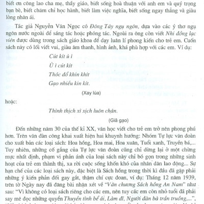 Giáo Trình Văn Học Trẻ Em