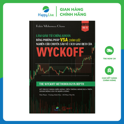 Bộ sách giao dịch theo Wyckoff - Làm giàu từ chứng khoán bằng phương pháp VSA chính gốc - Happy Live