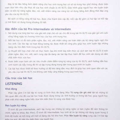 IELTS Trung Học - Intermediate - Book 1