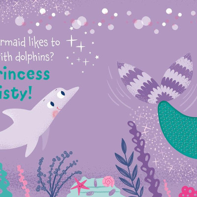 Touch And Feel Silicon Board Book - Mermaids