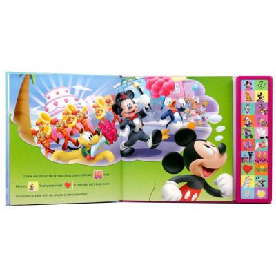 Sách ngoại văn: Disney Junior Minnie Mouse - Best Friend Band (20 Button Sound Book)