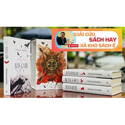 [boxset giới hạn 300 hộp gồm 4 tập bìa cứng của Nhã Nam] – HANNIBAL series – Thomas Harris – Rồng đỏ, Sự im lặng của bầy cừu, Hannibal, Hannibal trỗi dậy