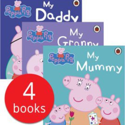 Sách thiếu nhi tiếng Anh - Peppa Pig - Family 4 Books